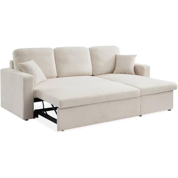 Canapé Angle Convertible Bouclettes | Drift - Designix Canapés