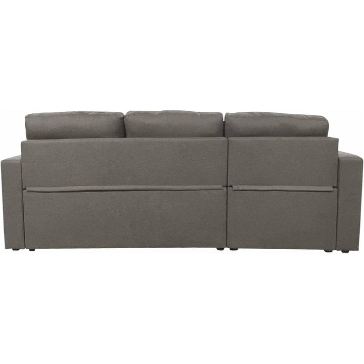 Canapé Angle Tissu Convertible Marron | Sophistication - Designix Canapés Marron