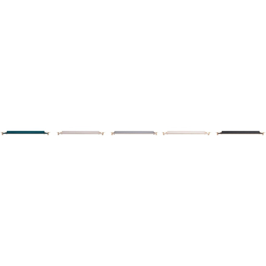 Canapé Banquette Gris Clair Bois et Tissu | Nordic - Designix Banquette