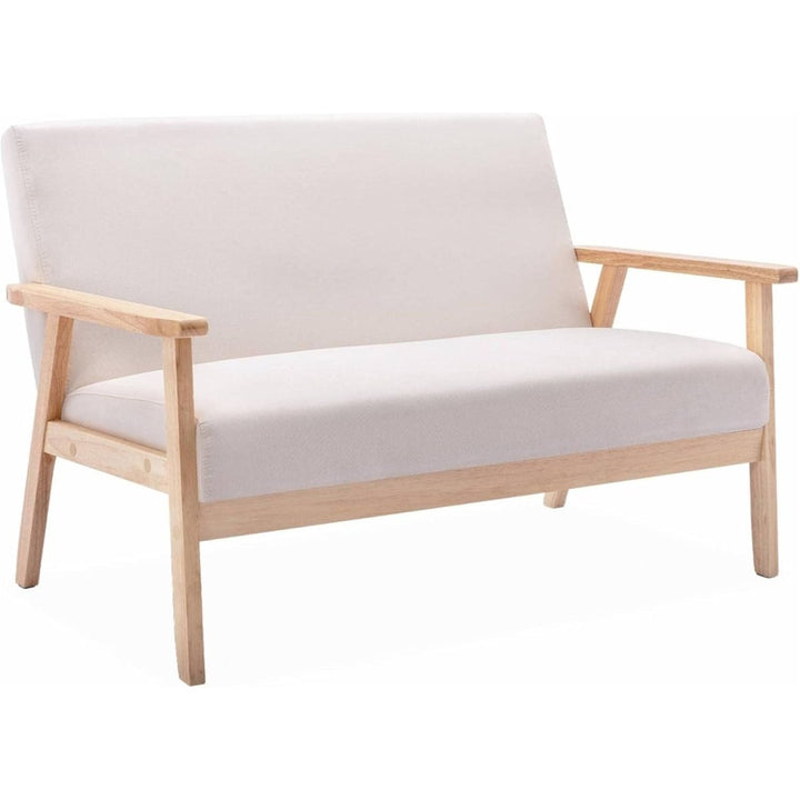 Canapé Banquette Scandinave Vintage Crème | Medina - Designix Banquette