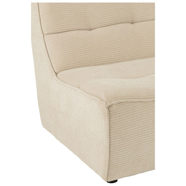 Canapé Beige Confortable en Bois | Riya - Designix Canapés