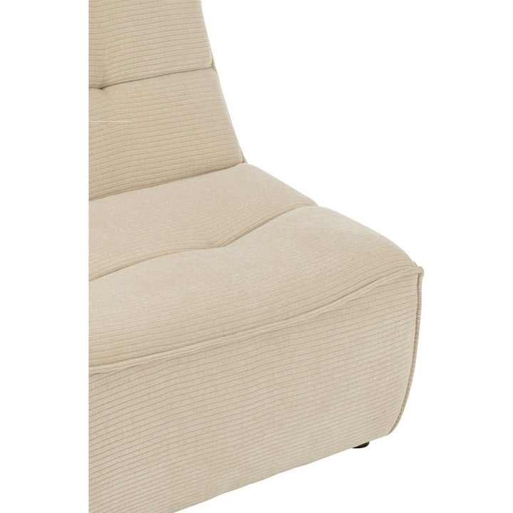 Canapé Beige Confortable en Bois | Riya - Designix Canapés