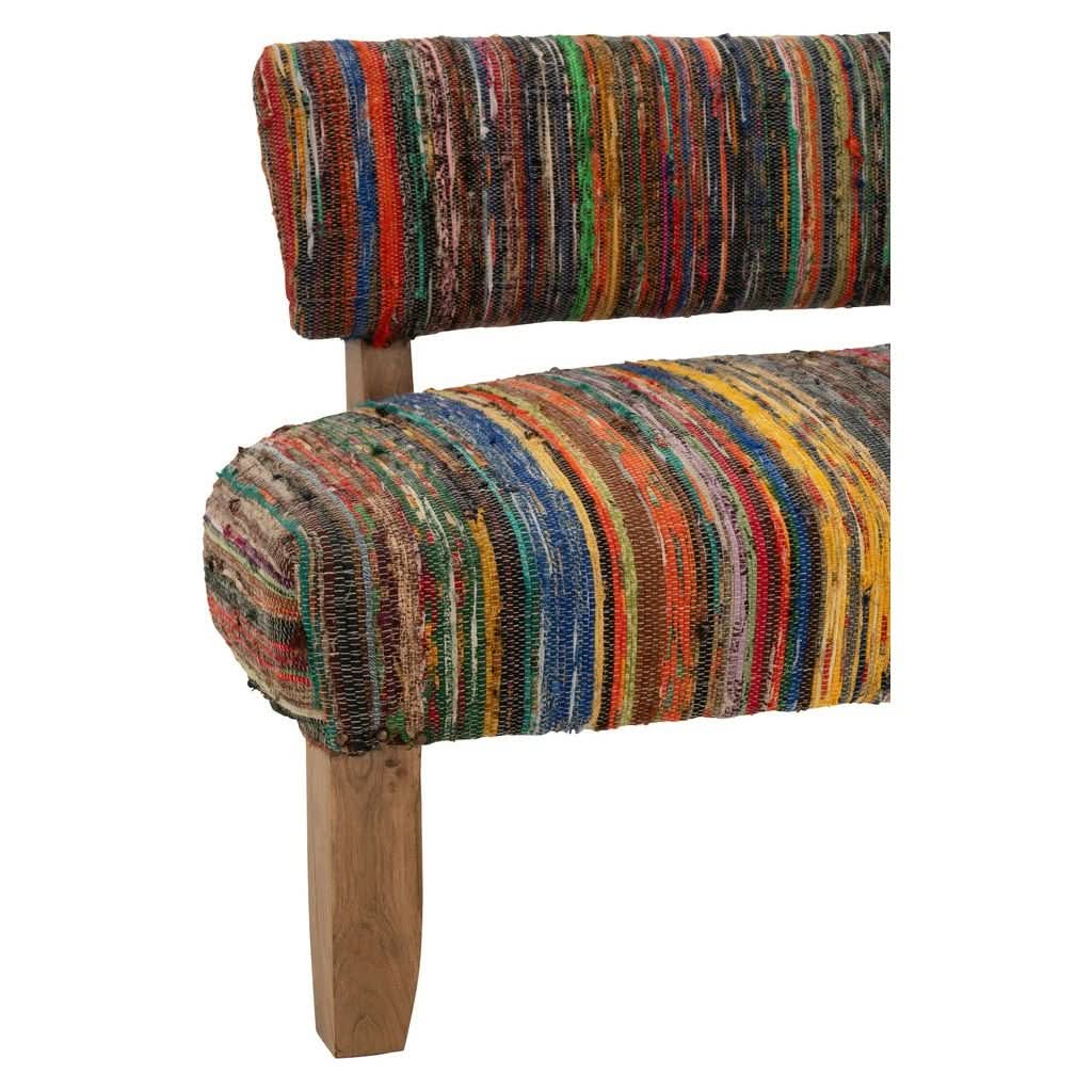 Canapé Chindi 2 Places Bois Textile | Uira