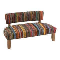 Canapé Chindi 2 Places Bois Textile | Uira