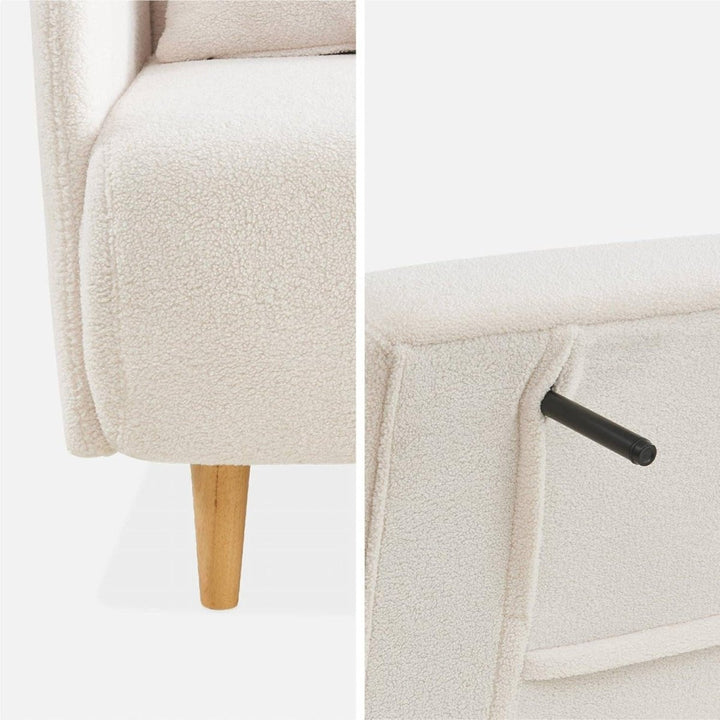 Canapé Convertible Bouclettes Inclinable | Flare - Designix Canapés