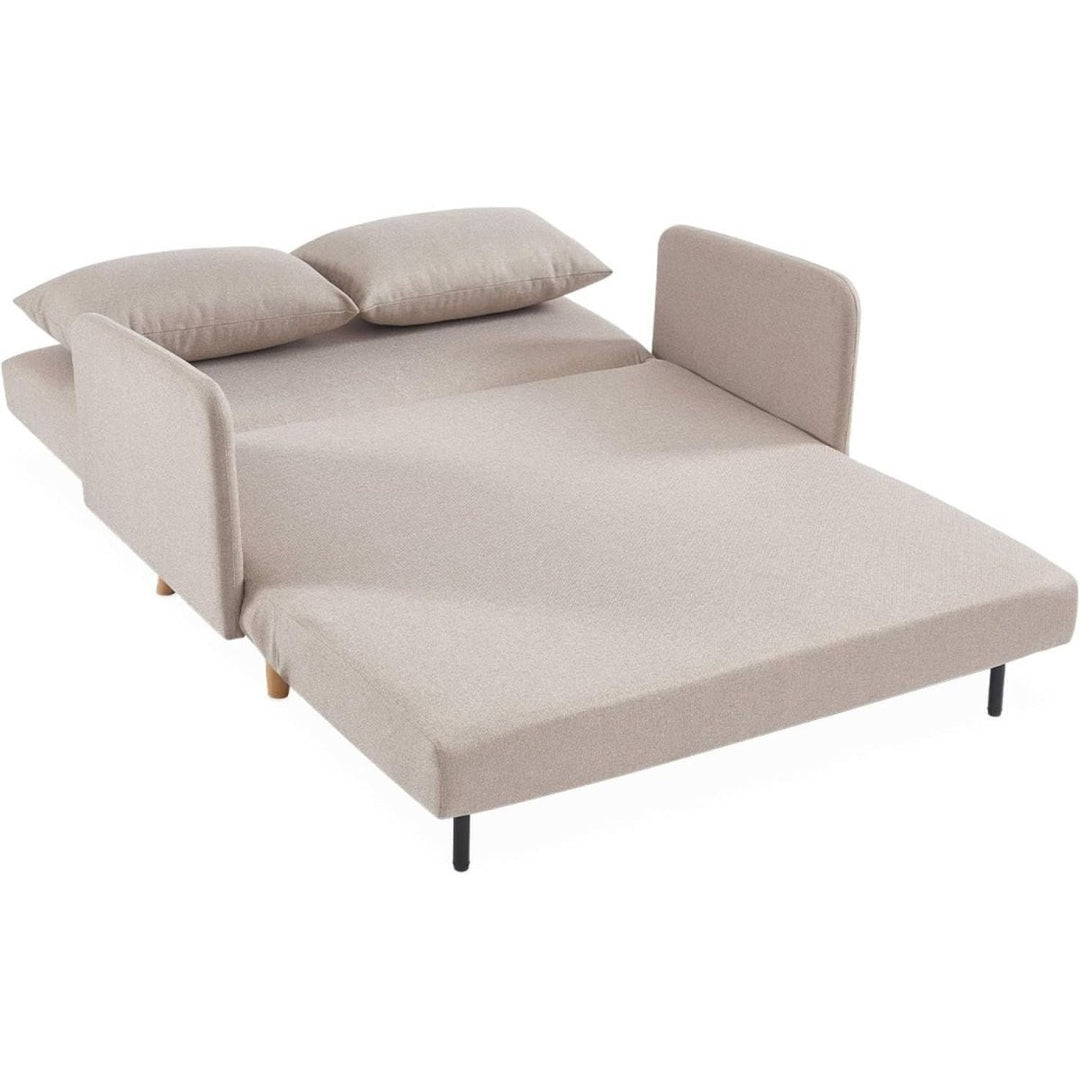 Canapé Convertible Scandinave Beige | Mira - Designix Canapés