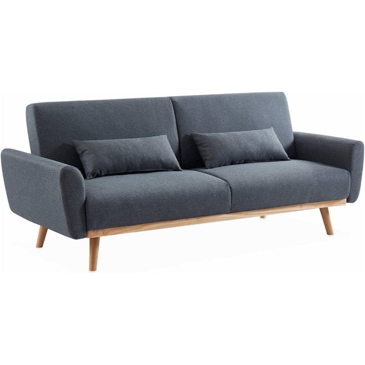 Canapé Convertible Tissu Scandinave | Glint - Designix Canapés Gris Foncé