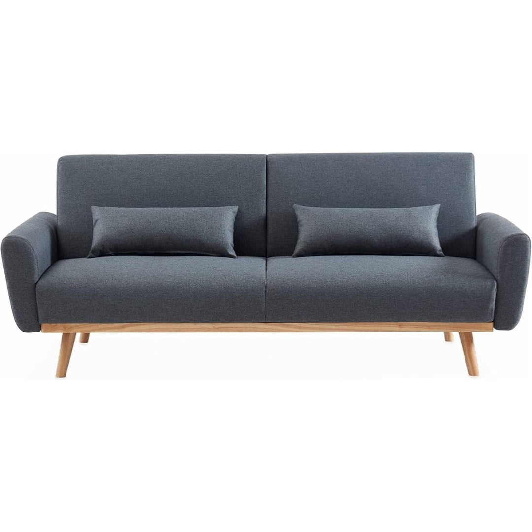 Canapé Convertible Tissu Scandinave | Glint - Designix Canapés Gris Foncé