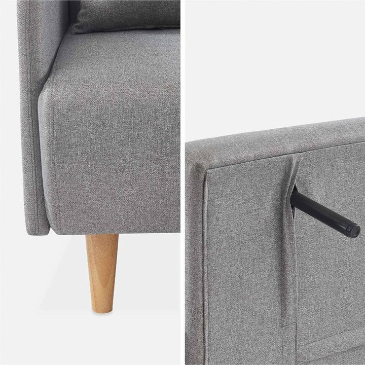 Canapé Convertible Tissu Scandinave | Thrive - Designix Canapés