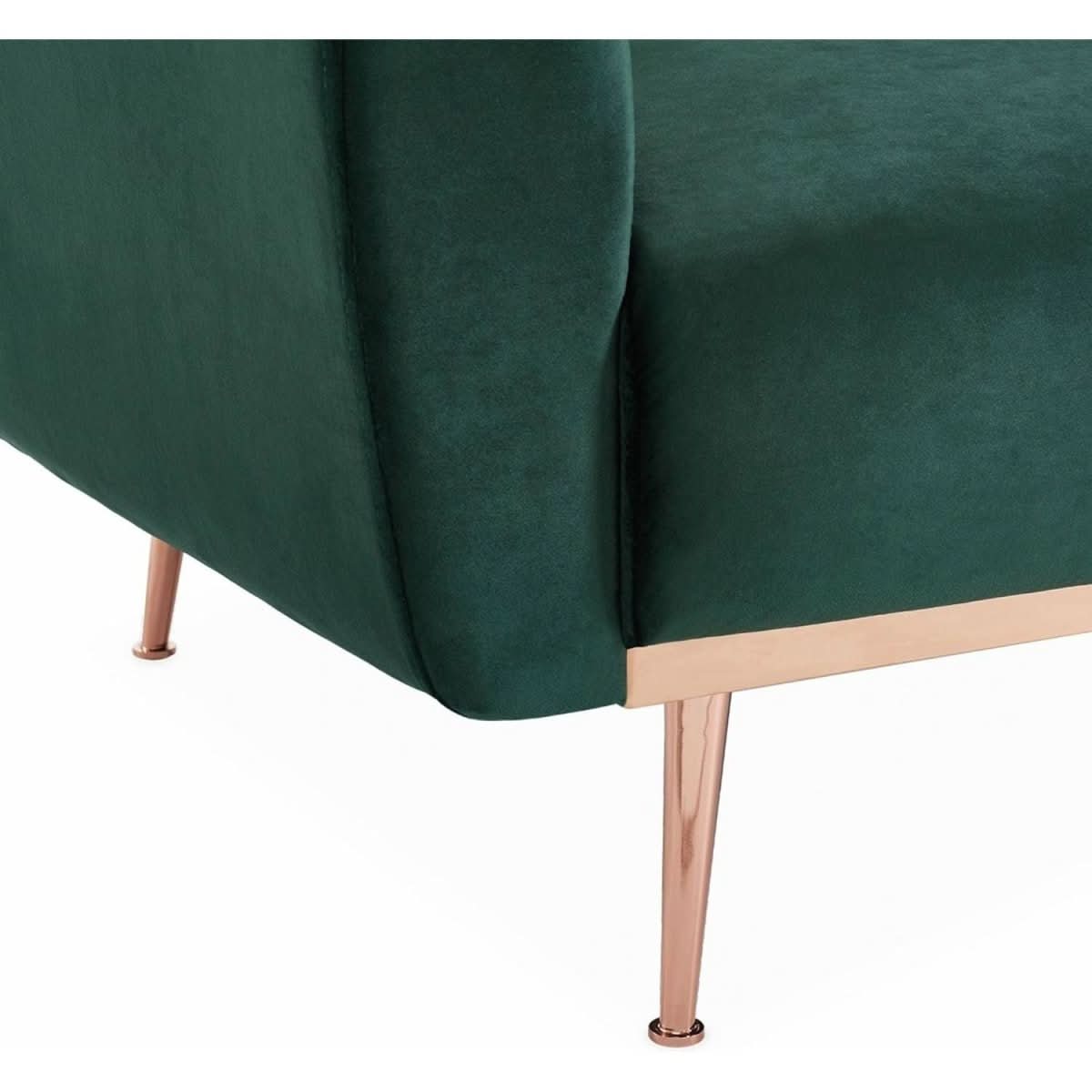Canapé Convertible Velours Scandinave | Eden - Designix Canapés Vert Anglais