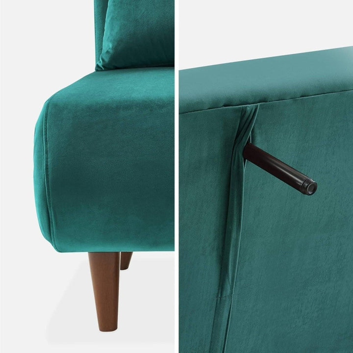 Canapé Convertible Vert Compact | Praxis - Designix Canapés