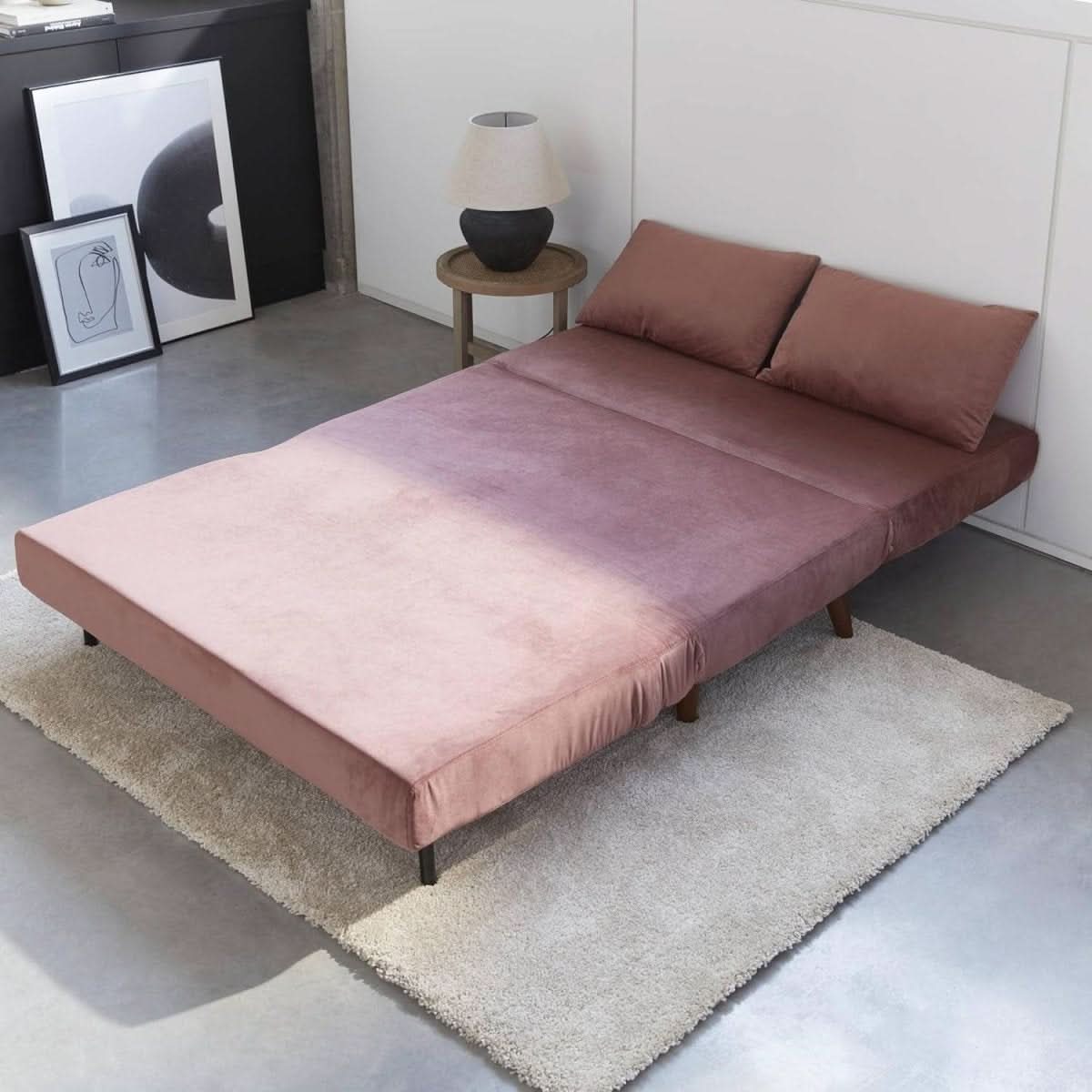 Canapé Convertible Vieux Rose | Tonic - Designix Canapés