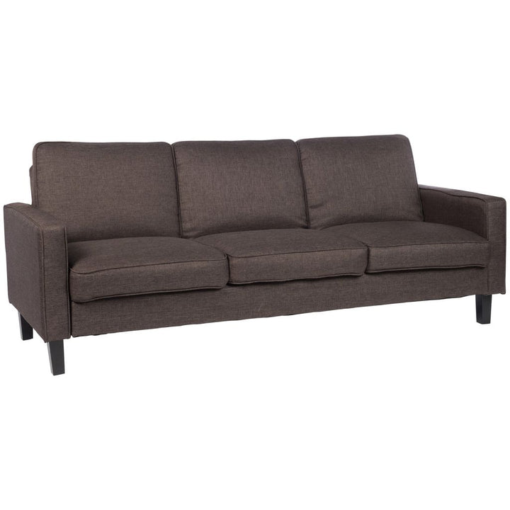Canapé Lit Polyester Marron Foncé | Sole - Designix Canapés
