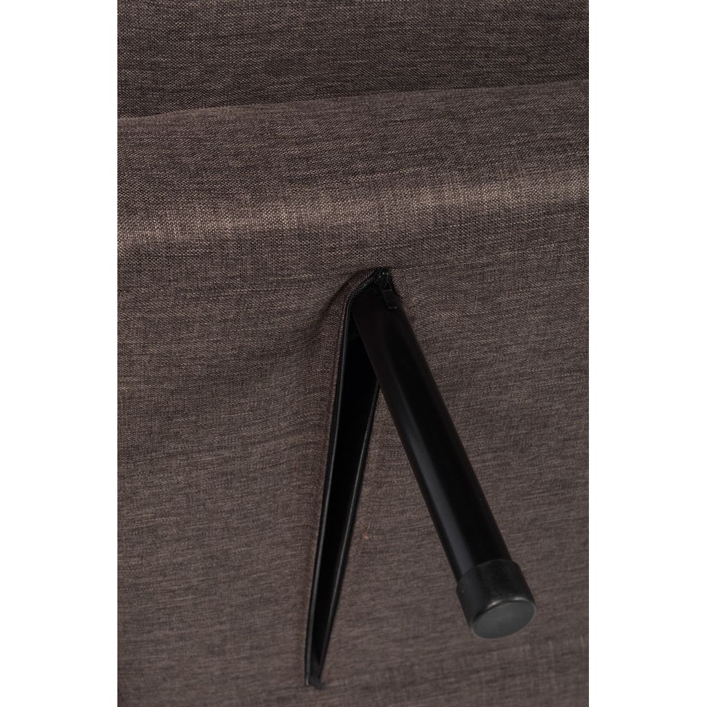 Canapé Lit Polyester Marron Foncé | Sole - Designix Canapés