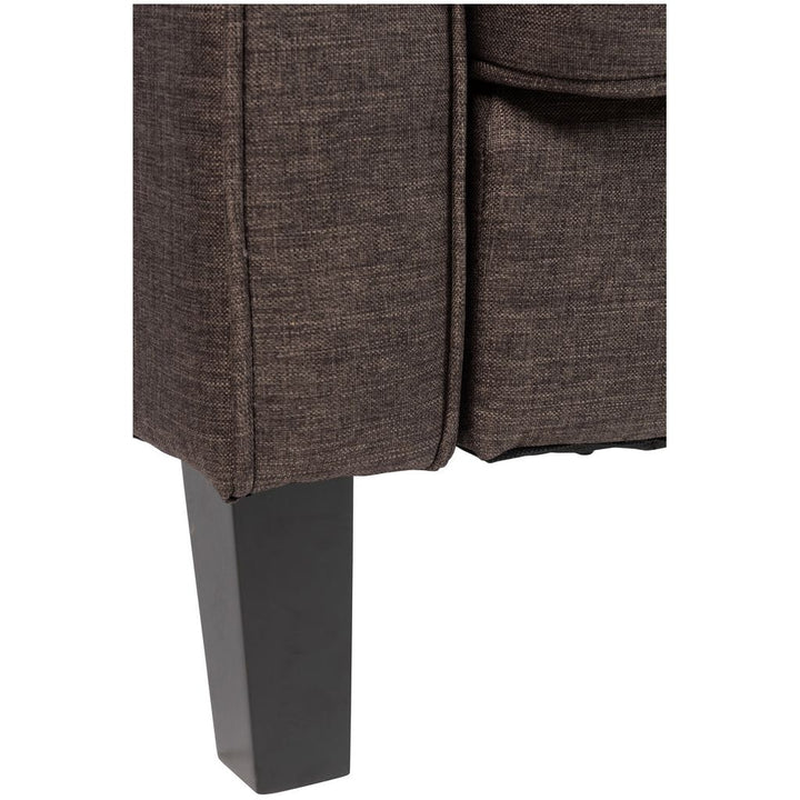 Canapé Lit Polyester Marron Foncé | Sole - Designix Canapés