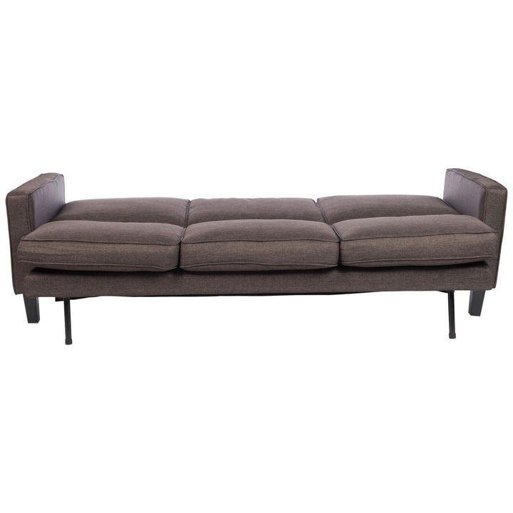 Canapé Lit Polyester Marron Foncé | Sole - Designix Canapés