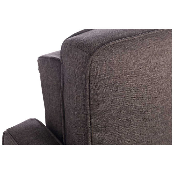Canapé Lit Polyester Marron Foncé | Sole - Designix Canapés