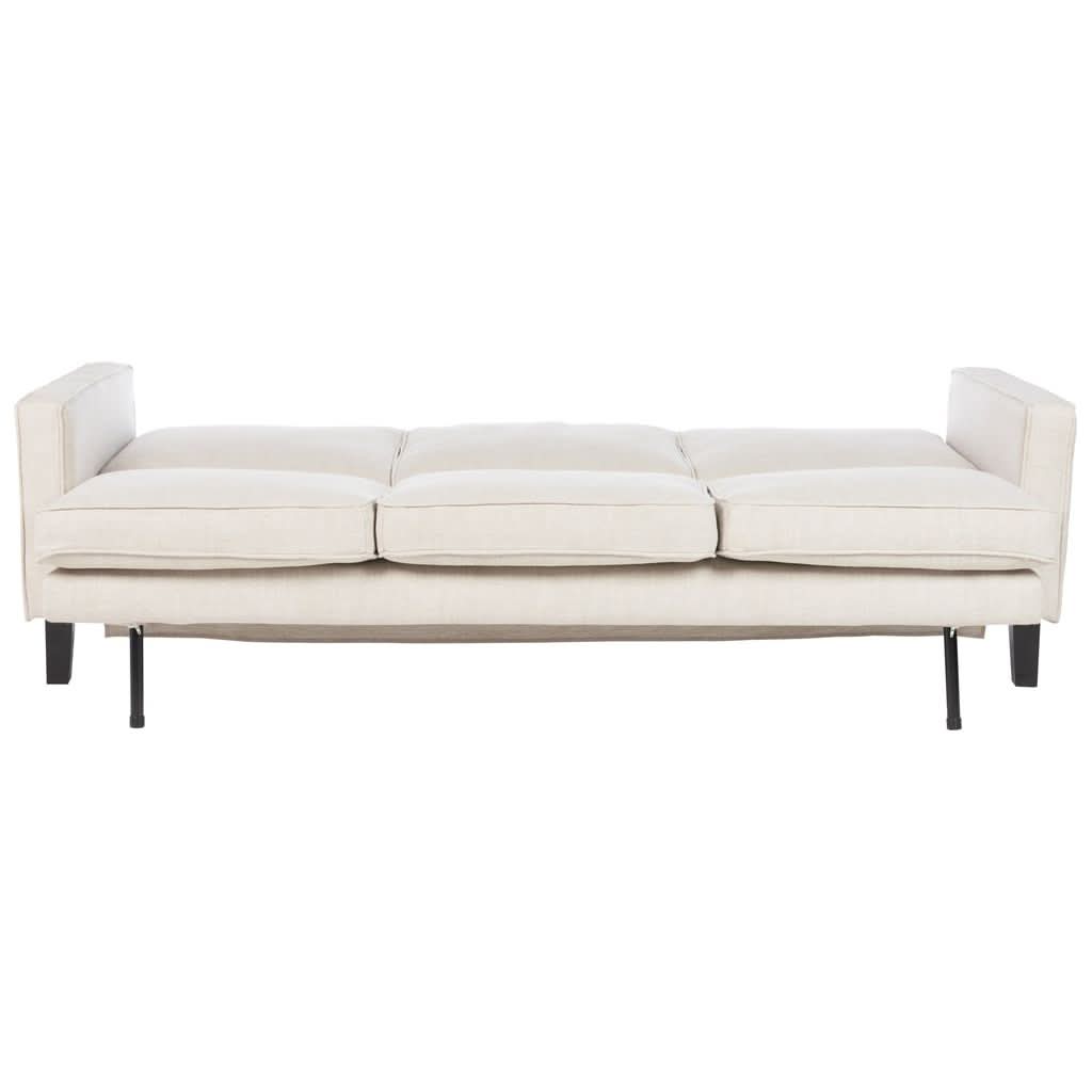 Canapé Lit Textile Beige Clair | Tine - Designix Canapés