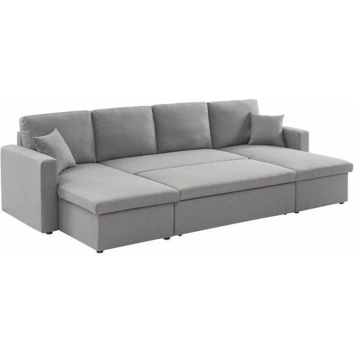 Canapé Panoramique Convertible Gris | Niche - Designix Canapés