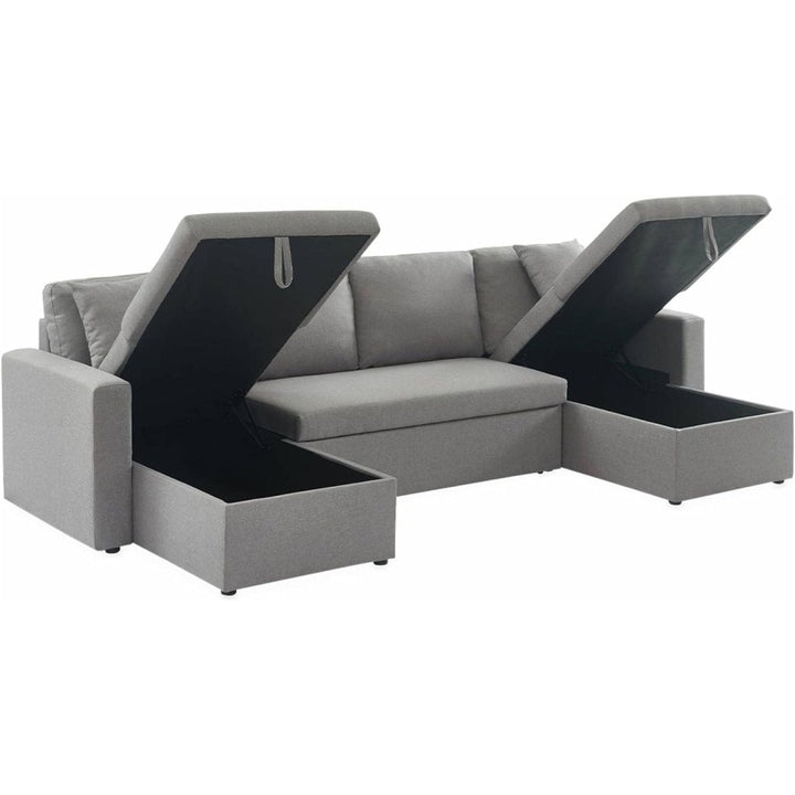 Canapé Panoramique Convertible Gris | Niche - Designix Canapés