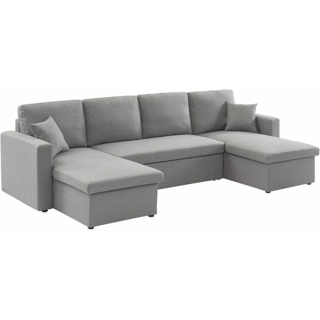 Canapé Panoramique Convertible Gris | Niche - Designix Canapés
