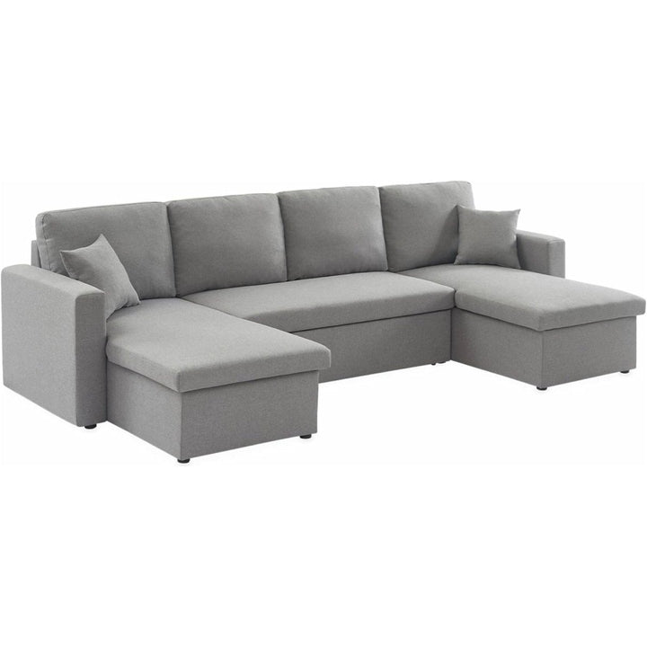 Canapé Panoramique Convertible Gris | Niche - Designix Canapés