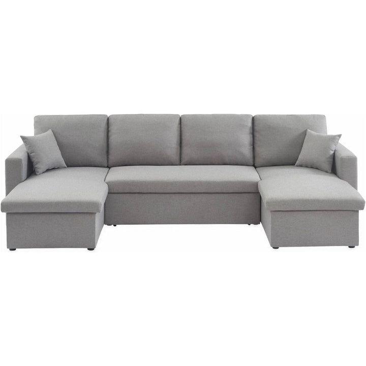 Canapé Panoramique Convertible Gris | Niche - Designix Canapés