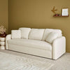 Canapé Scandinave 3 Places Bouclette Blanc | Épure