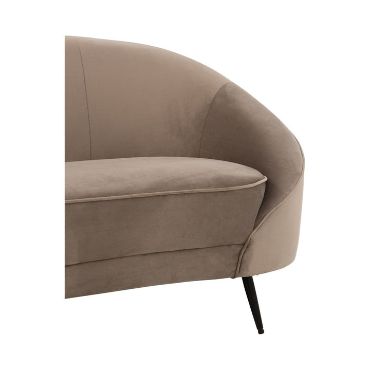 Canapé Textile Métal Gris | Iroa - Designix Canapés