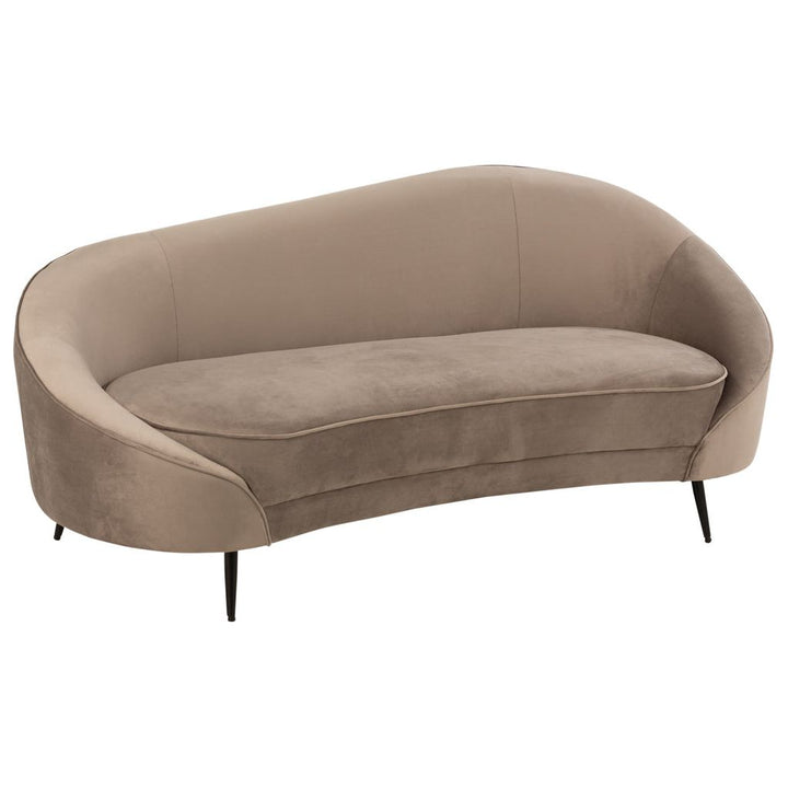 Canapé Textile Métal Gris | Iroa - Designix Canapés