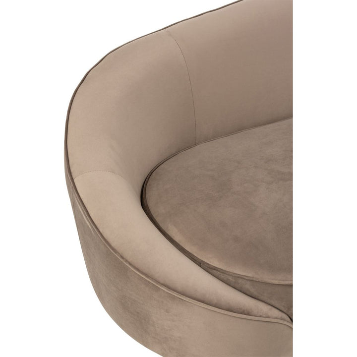 Canapé Textile Métal Gris | Iroa - Designix Canapés