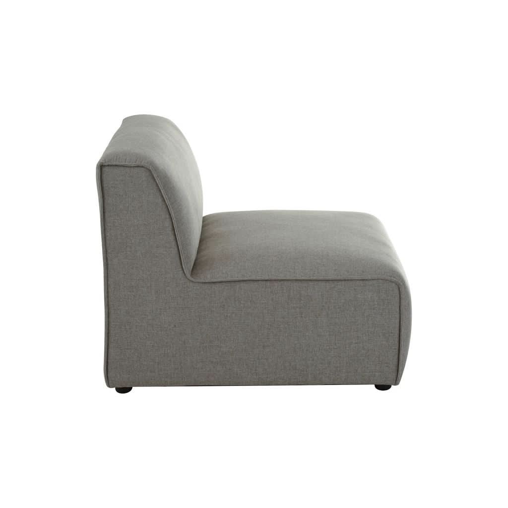 Canapé Textiles Bois Gris Foncé | Jily