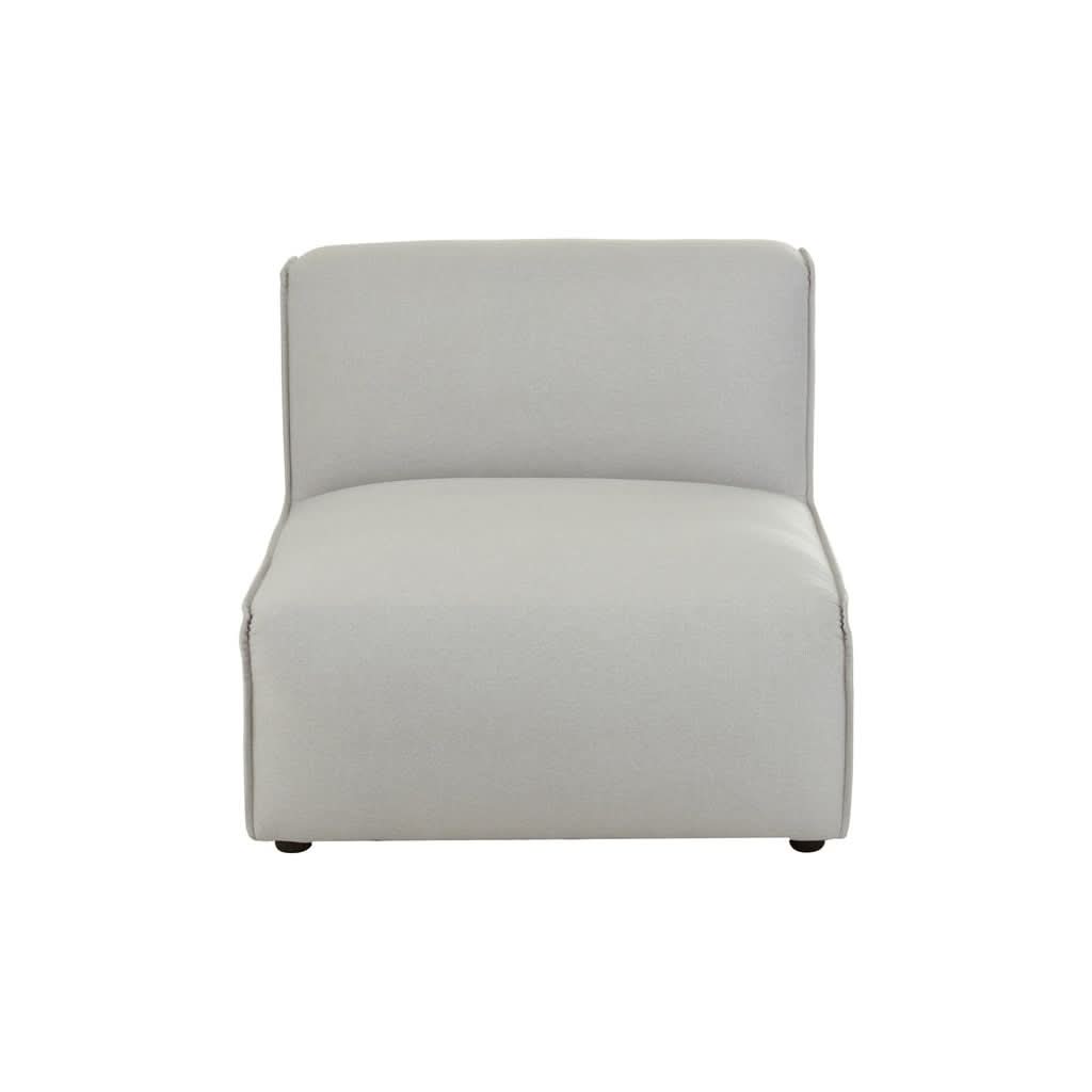 Canapé Tissu Bois Gris Clair | Jily