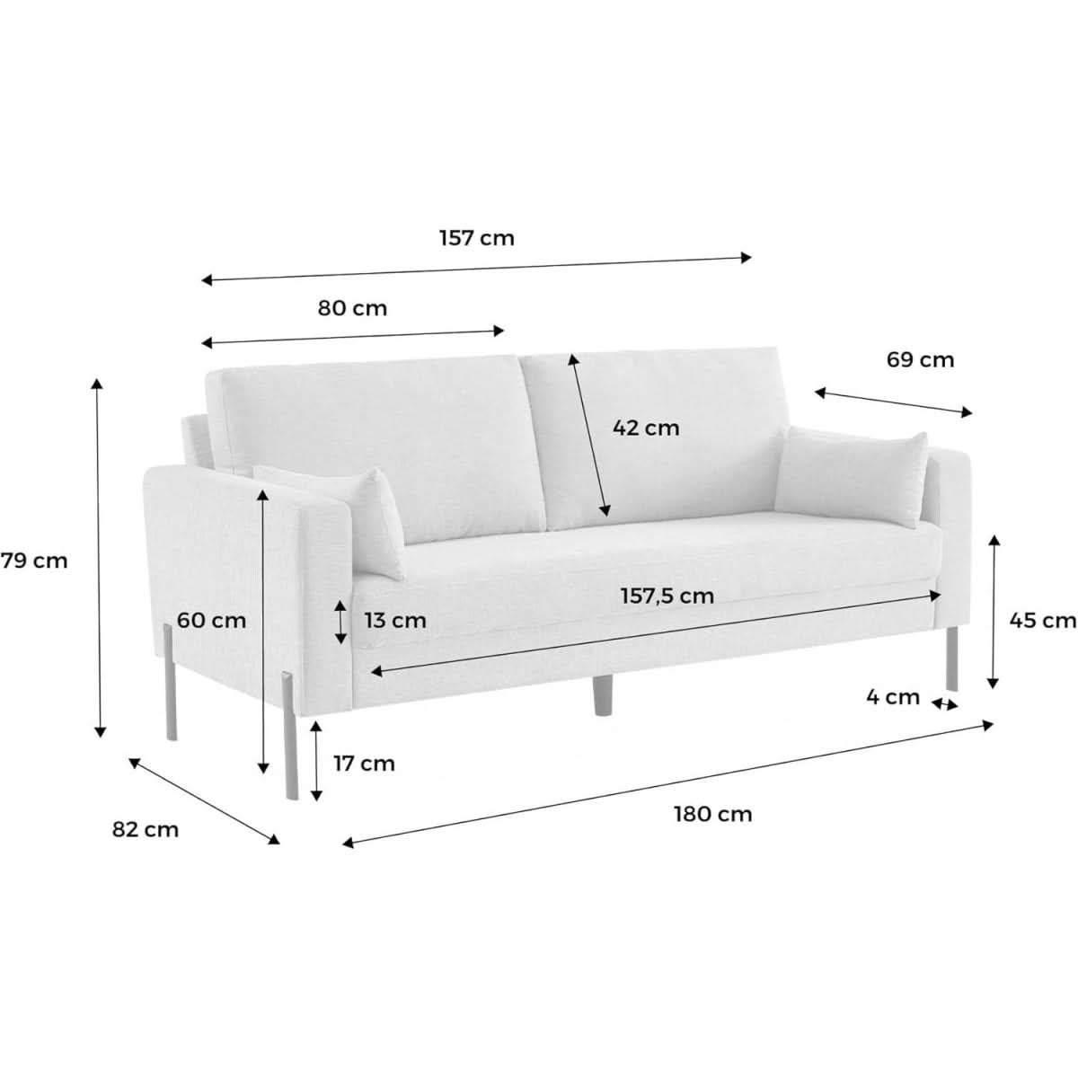 Canapé Velours Côtelé Beige | Facet - Designix Canapés