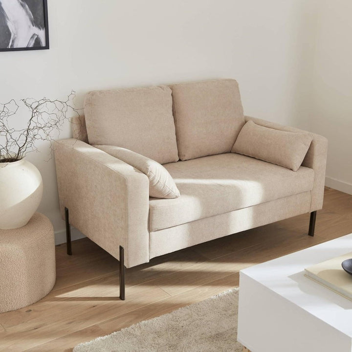 Canapé velours côtelé beige | Muse - Designix Fauteuil