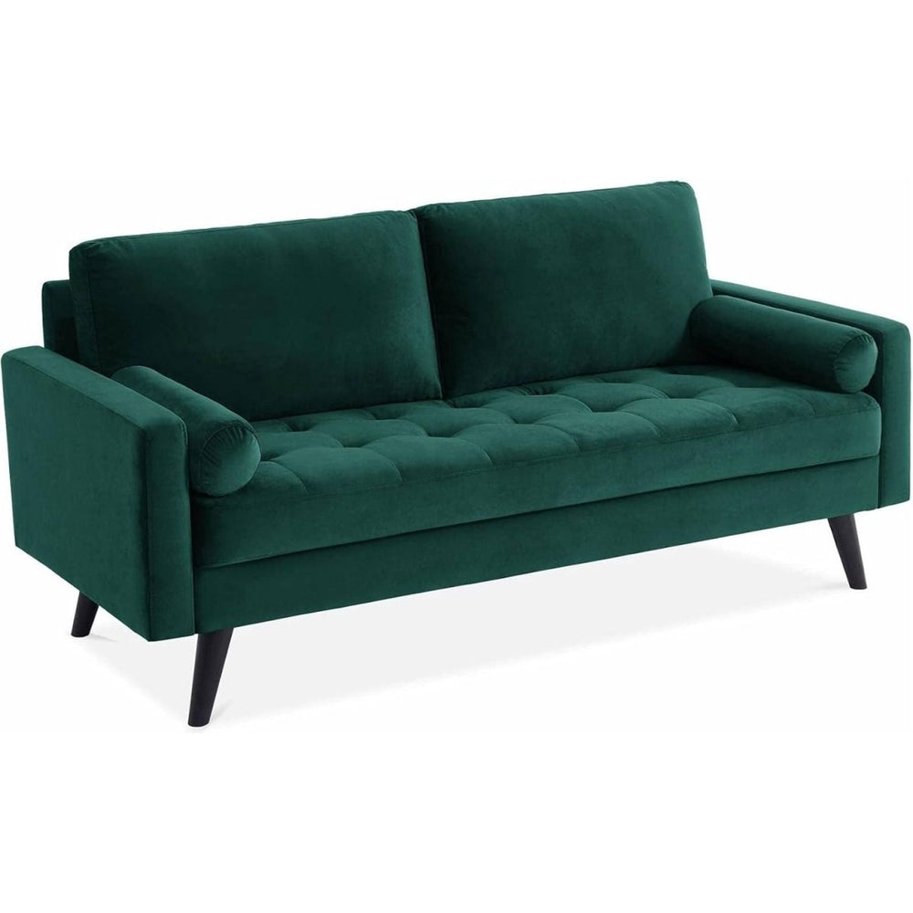 Canapé Velours Vert Scandinave | Fresco - Designix Canapés Vert Anglais