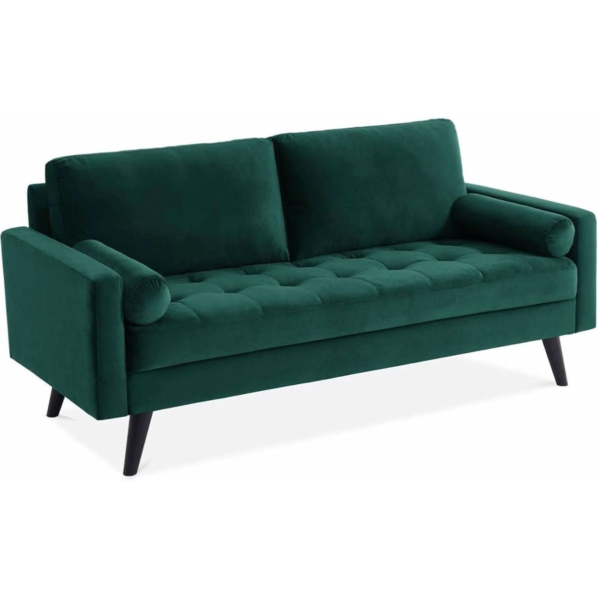 Canapé Velours Vert Scandinave | Fresco - Designix Canapés Vert Anglais