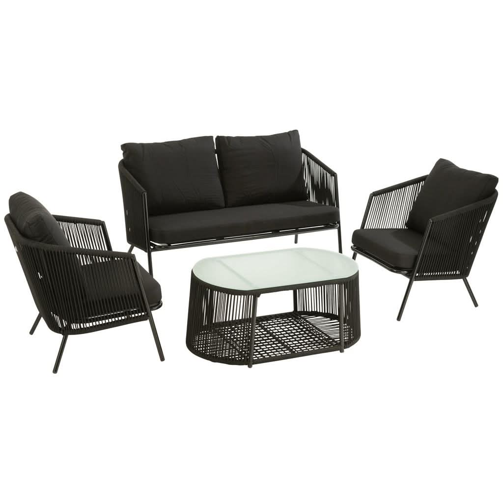 Canapés Metalliques Noir Eli | Fely
