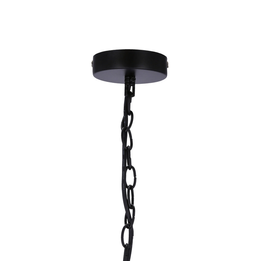 Suspension Sparta 3 lumières noire