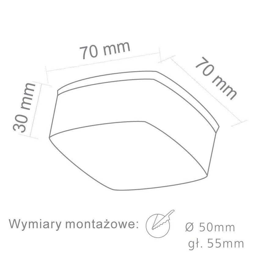 Spot encastrable LED Caps