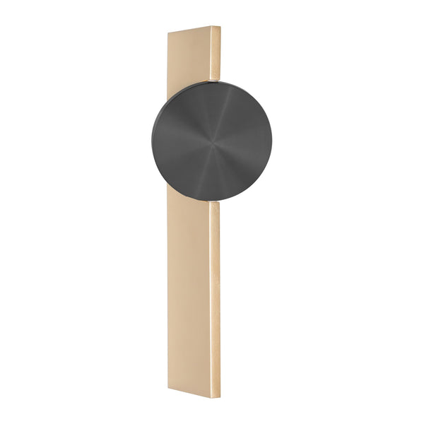 Applique murale Flux noire et dorée (WL32160/3W/GD)