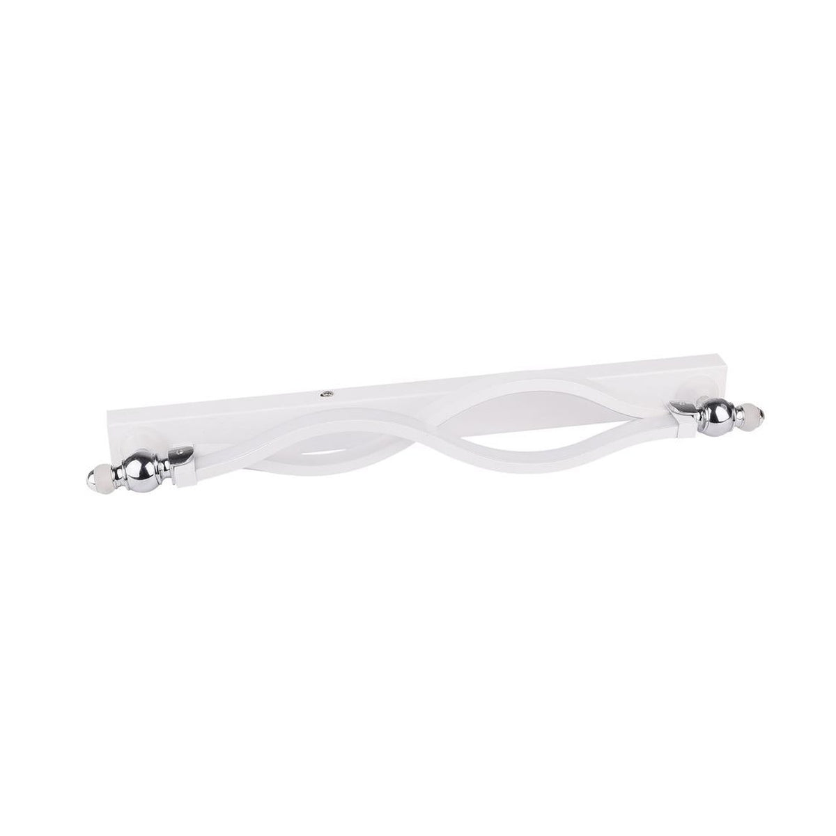 Applique murale LED Esse blanche, bois