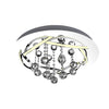 Plafonnier LED Korfu chromé