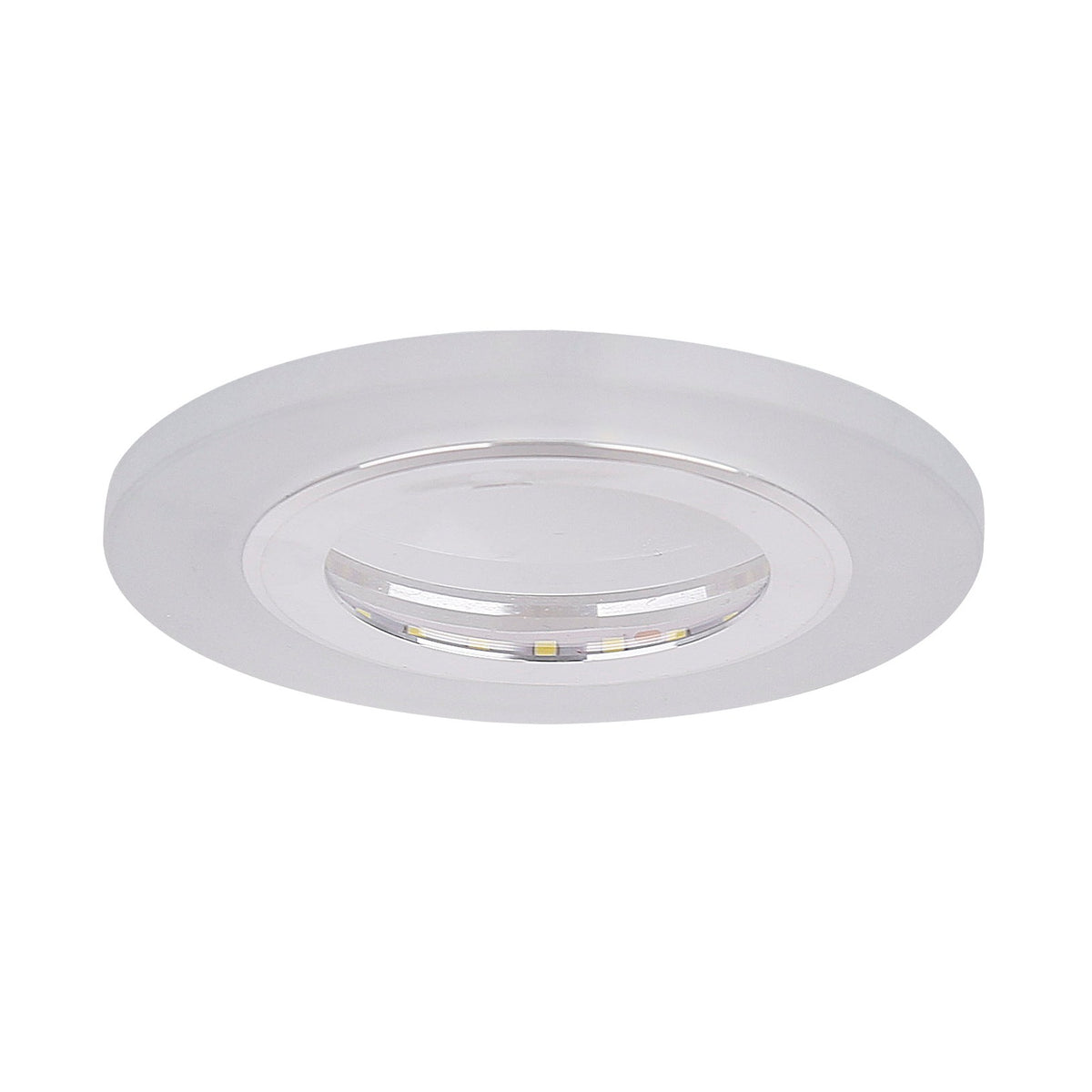 Spot encastrable LED SSP-27 2 lumières argenté, verre