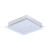 Applique murale Fres 2 chromée, verre, L 29 cm