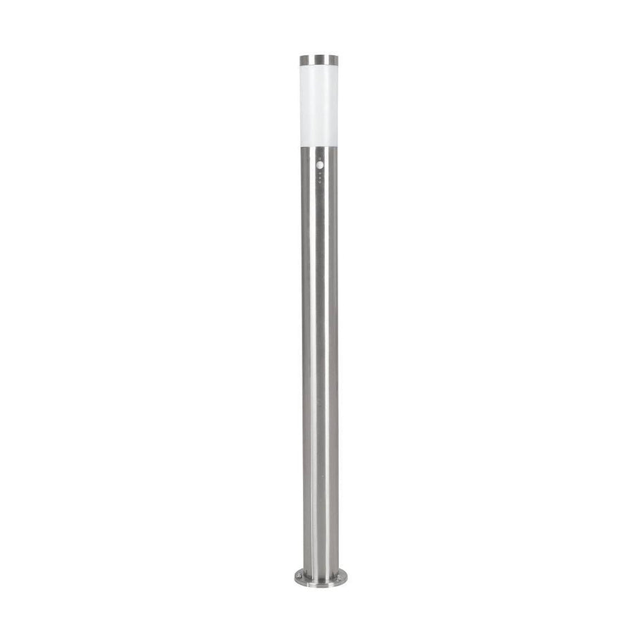 Lampadaire extérieur Helsinki inox et blanc (83281)