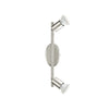 Spot Buzz nickel satiné, L 28,5 cm