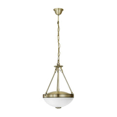 Suspension Savoy blanche, verre (82747)