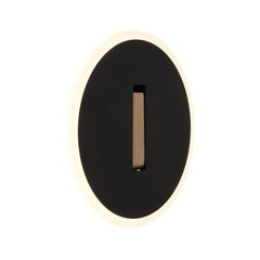 Applique murale Avery noire mat