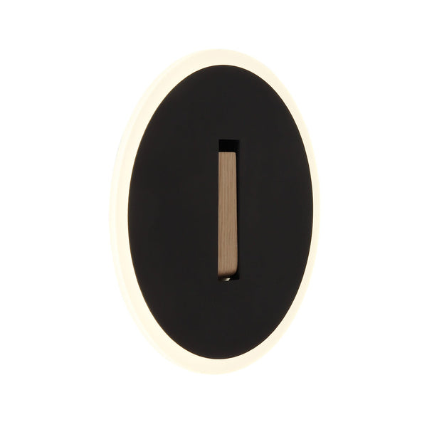 Applique murale Avery noire mat